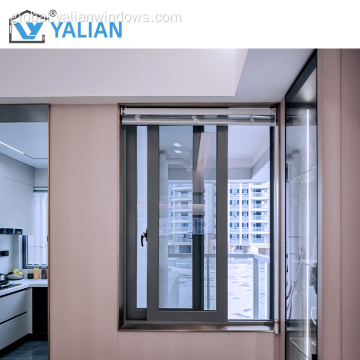 China Aluminum Alloy Sliding Windows System Double Glass Supplier